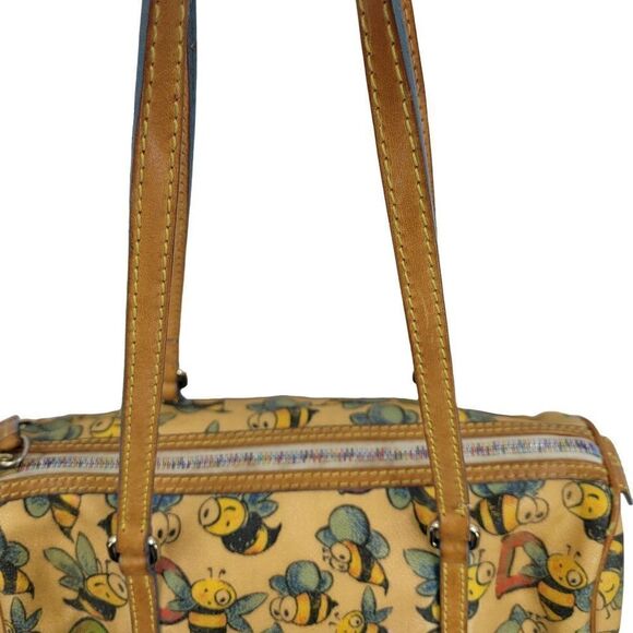 Vintage Dooney & Bourke Shoulder Bag Novelty Spelling Bumble Bee Whimsical - Picture 13 of 16